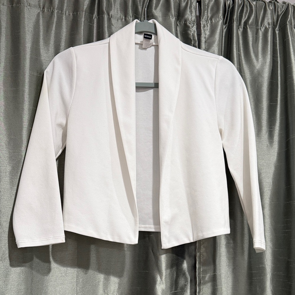 Windsor cropped sweater/blazer